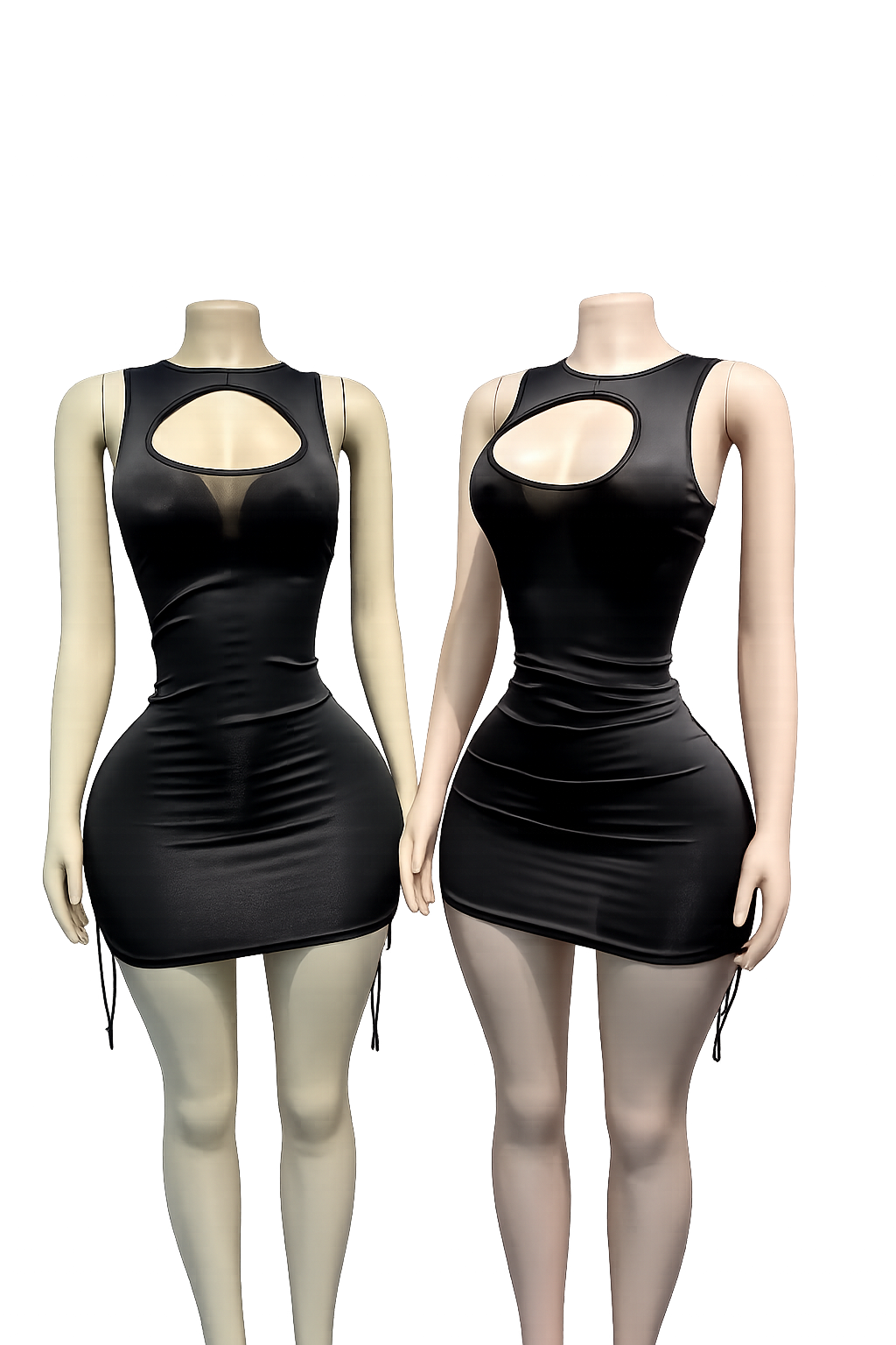 Y2K Bandage mini dress Bodycon